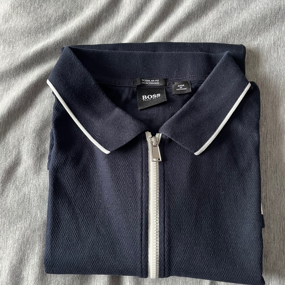 Hugo Boss Zipp Up Polo - Picture 1 of 3